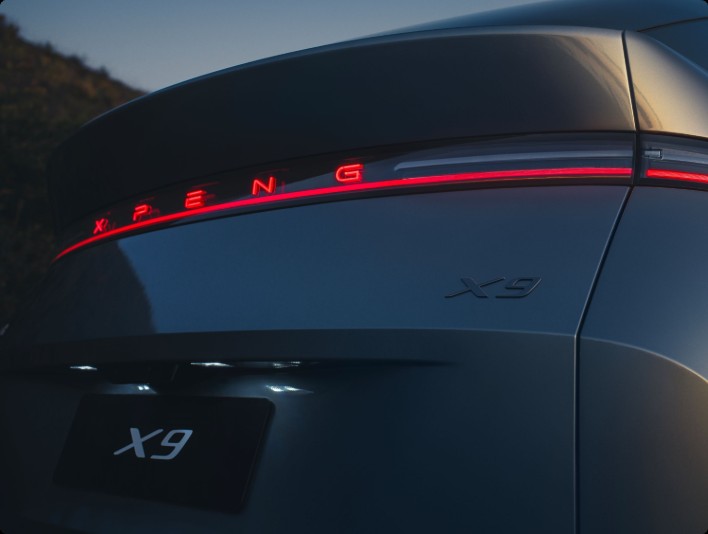 XPENG X9 low-drag design